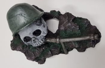 skull and gun